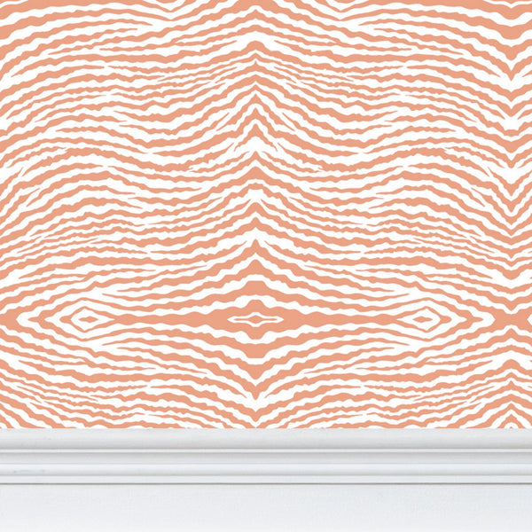 IVI Abstract Gills Large Pattern - Orange White