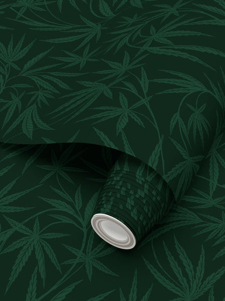 Cannabis IVI Green - Large Wallpaper Print