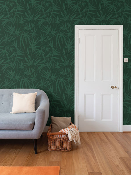 Cannabis IVI Green - Large Wallpaper Print