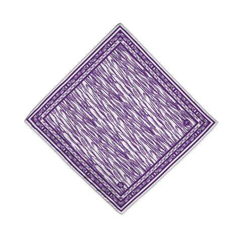 IVI Mushroom Bandana - Red Purple Light Blue