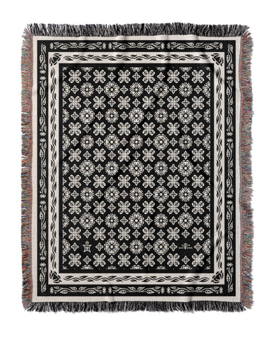 IVI - Mushroom Jacquard Woven Blanket - Four Color
