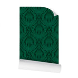 IVI - Cannabis Damask Circle of Life Light Green Over Dark Green