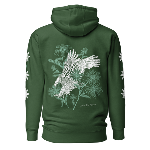 IVI California Poppy with Cannabis Leaves Unisex T-Shirt