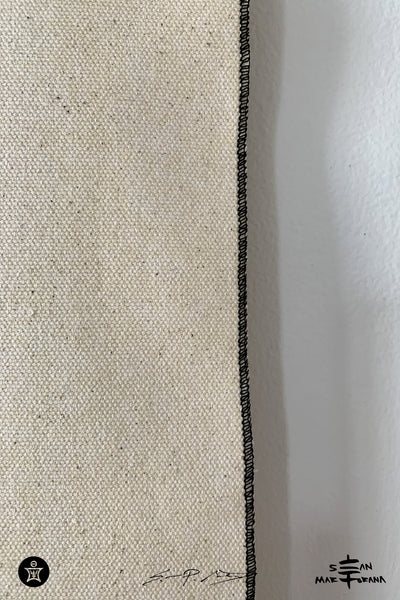 Jaguar w/ Marigold Leaves • Large Fabric Textile Wall Hanging Print