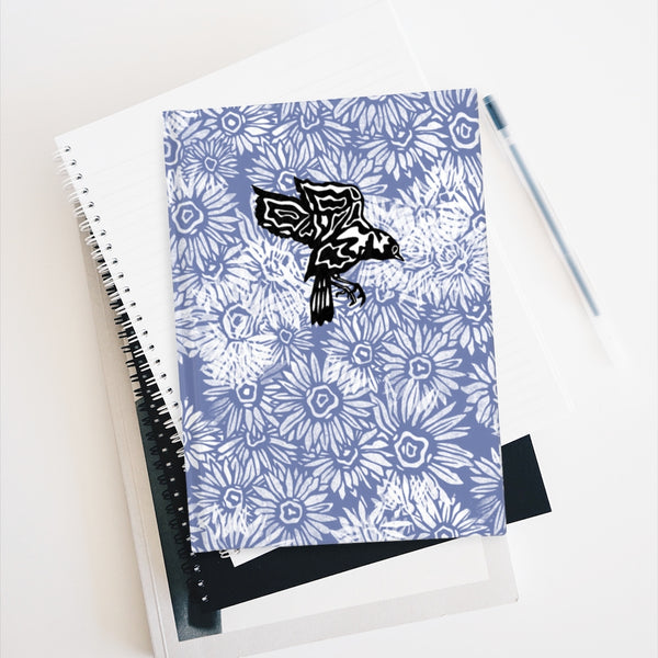 Aster Pattern with Warbler Sketchbook Journal