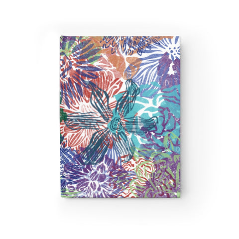 Aster Pattern with Warbler Sketchbook Journal