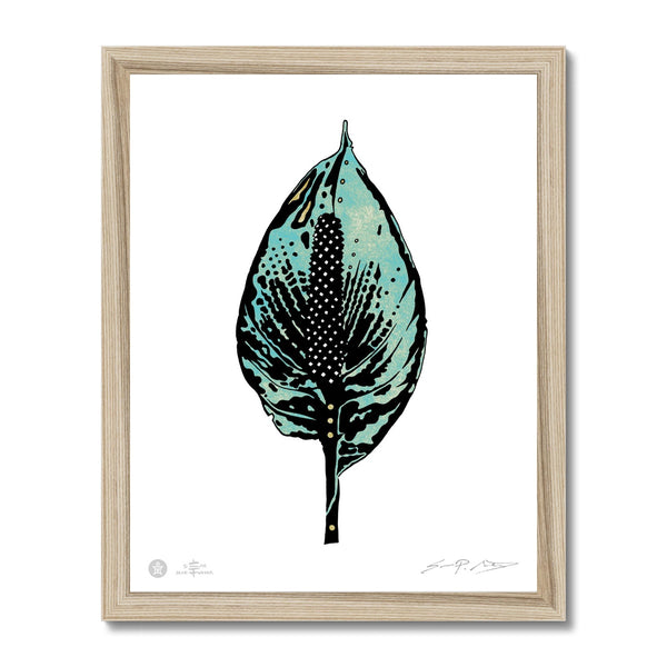 AEON Peace Lily Botanical Framed Fine Art Print