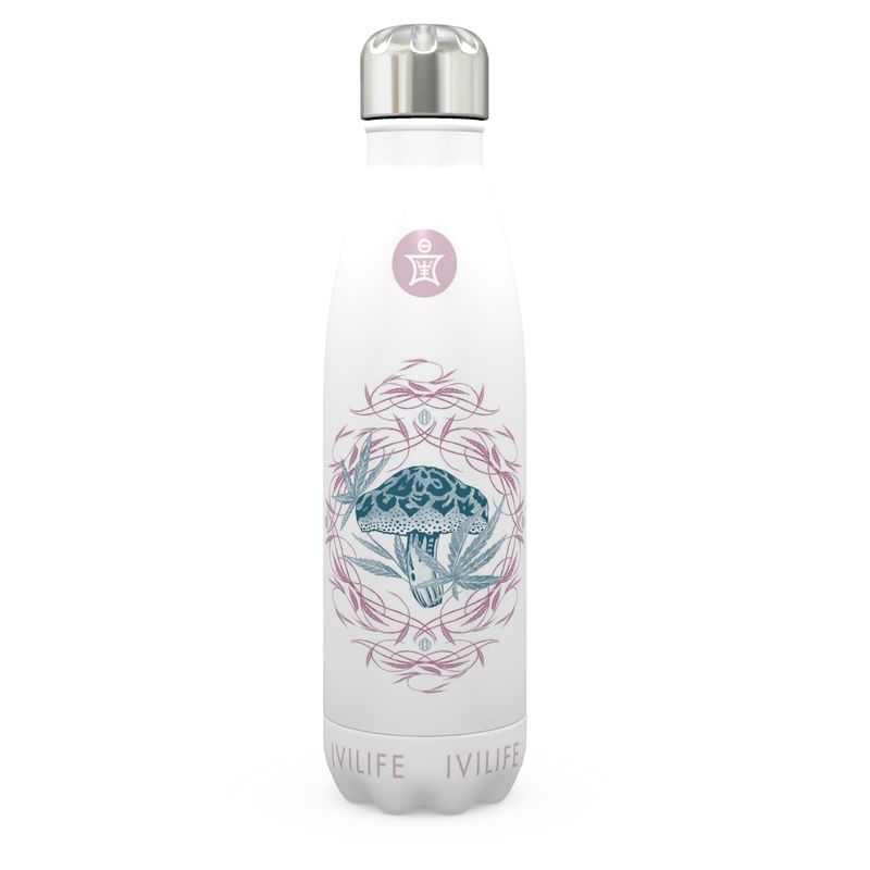 IVI LIFE - Mushroom Stainless-Steel Water Bottle IVI LIFE - Mushroom Stainless-Steel Water Bottle