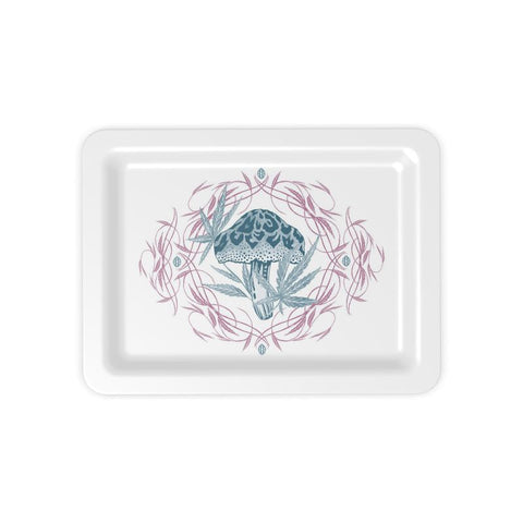 IVI California Poppy with Cannabis Leaves Icon Tray