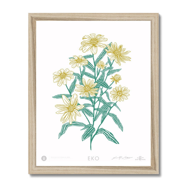 EKO - Brown Eyed Susans - Bouquet 2 Framed Print