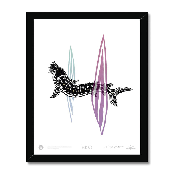 EKO Sturgeon Framed Print