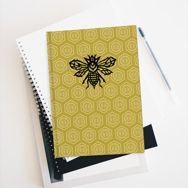 Hive Pattern with Prophet Bee Sketchbook Journal - Blank