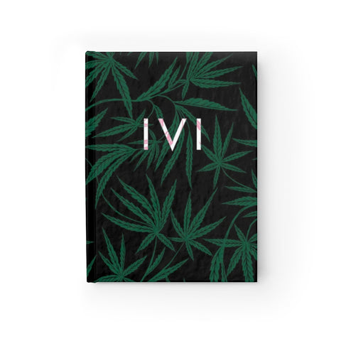 IVI California Poppy with Cannabis Leaves Sketchbook Journal