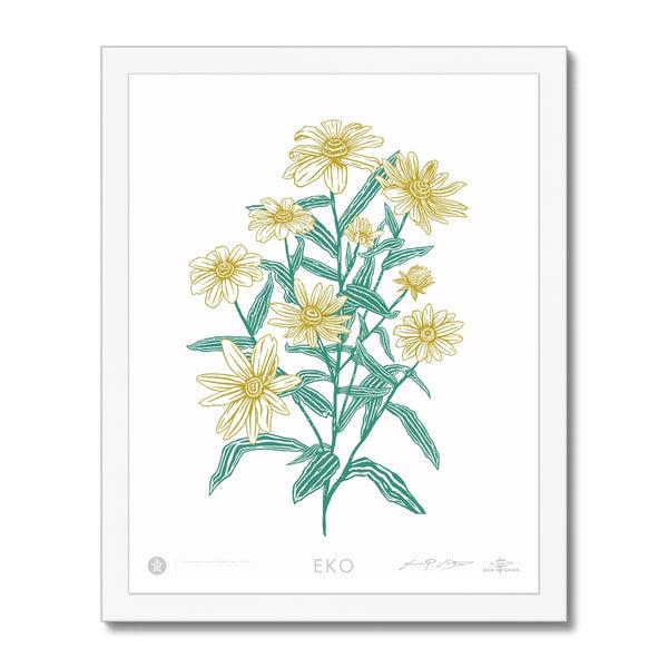 EKO - Brown Eyed Susans - Bouquet 2 Framed Print