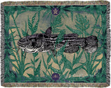 AEON Natura Catfish Jacquard Woven Blanket