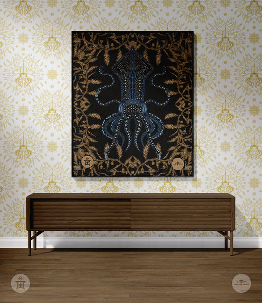 AEON Bioluminescent Squid w/ Sargassum Seaweed Blanket