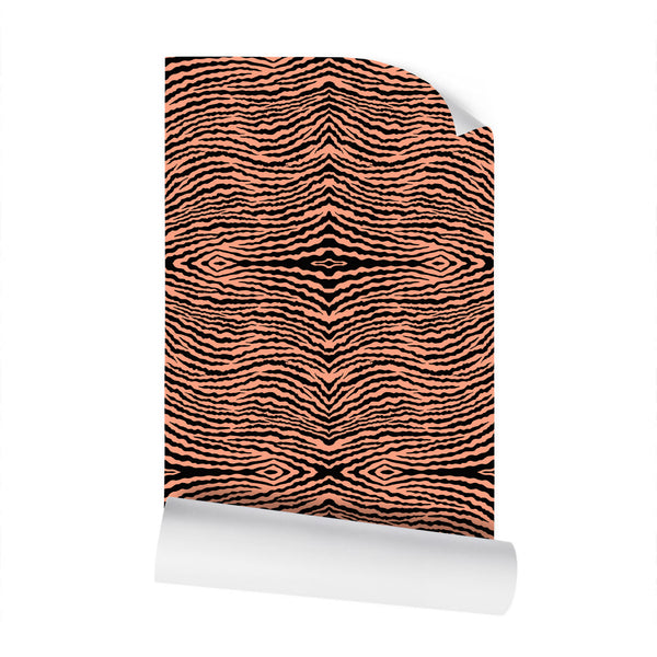 IVI Abstract Gills Large Pattern - Black Orange