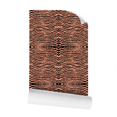 IVI Abstract Gills Large Pattern - Black Orange