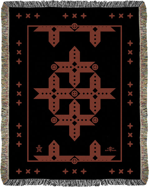 AEON Cross Jacquard Woven Blanket