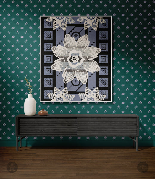 AEON Violets Jacquard Woven Blanket