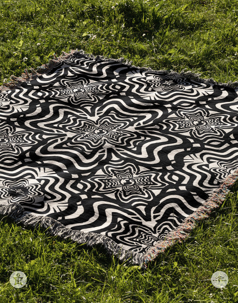AEON - Abstract Jacquard Woven Blanket