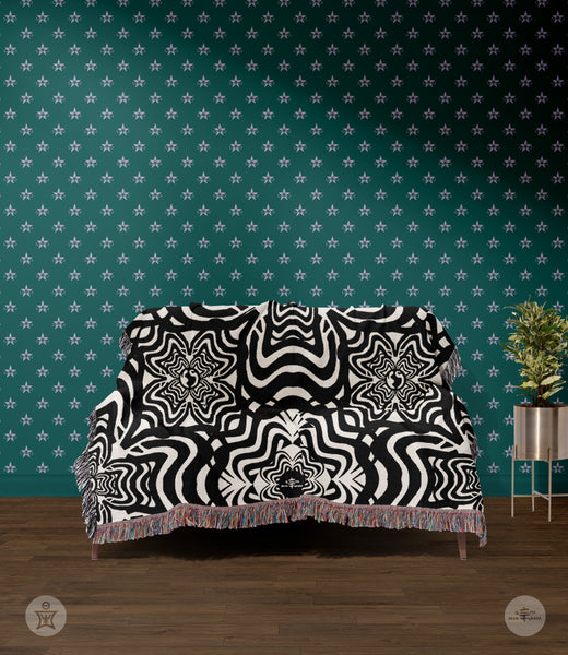 AEON - Abstract Jacquard Woven Blanket