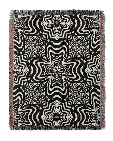 AEON - Abstract Jacquard Woven Blanket