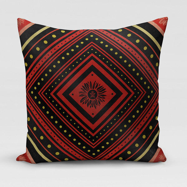 April • (Aprilis) Large Velvet Cushion