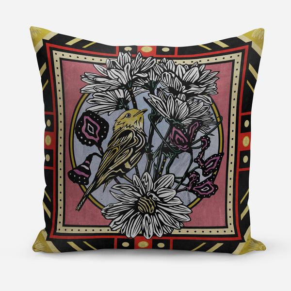 April • (Aprilis) Large Velvet Cushion