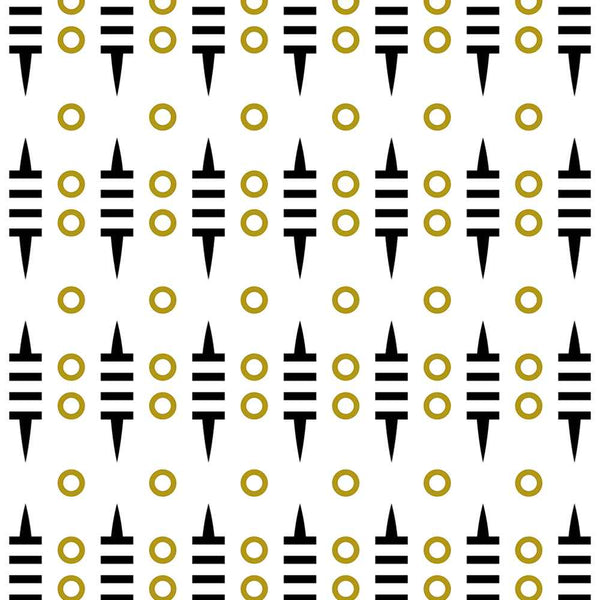 Barb Black and Gold XX Small Wallpaper Print