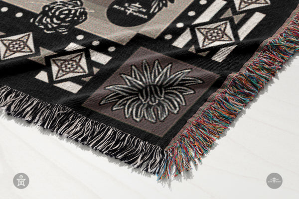 Essence - Harlequin Jacquard Woven Blanket