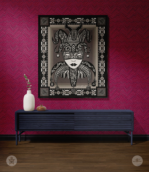 Essence - Harlequin Jacquard Woven Blanket