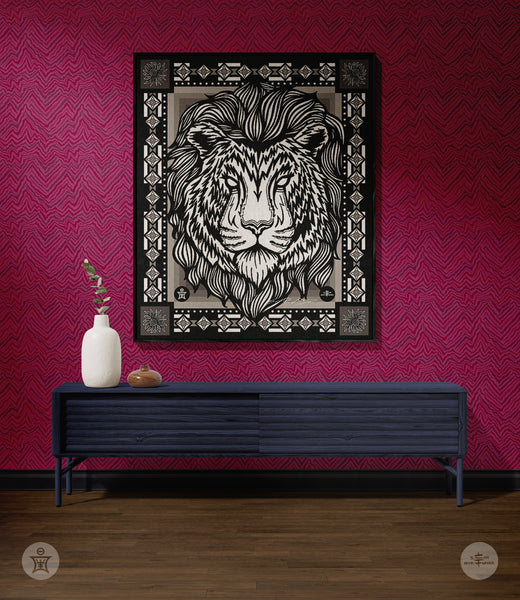 Essence - Maned Tiger Jacquard Woven Blanket