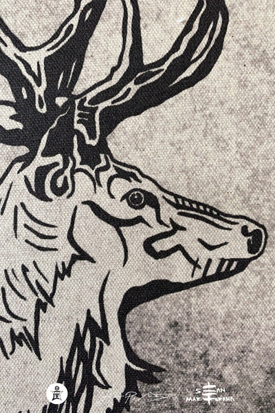 Janvier Scene • Large Fabric Textile Wall Hanging Print