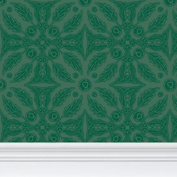 Sargassum Seaweed II - Green Pattern