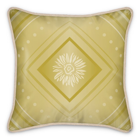 Luxury Silk Cushion Gold