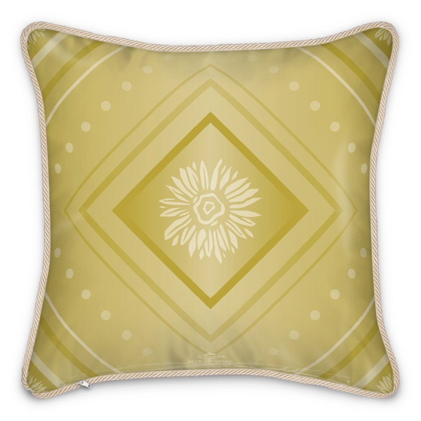 Luxury Silk Cushion Gold