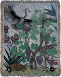 VIN - Ambrosia Grape Vine Scene Jacquard Woven Blanket