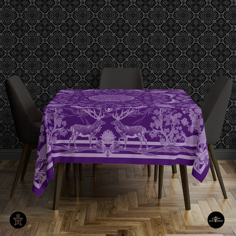 VIN - Fabric Print Purple Inverted - Table Cloth, Ground Cover Blanket, Wall Covering....