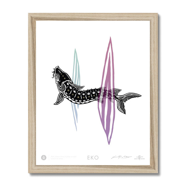 EKO Sturgeon Framed Print