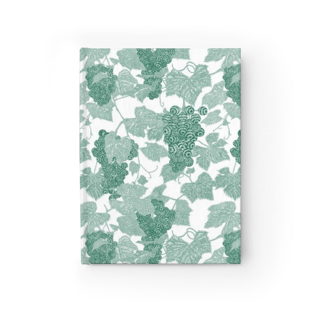 VIN - Journal / Sketchbook Grape Vine Pattern in Green VIN - Journal / Sketchbook Grape Vine Pattern in Green