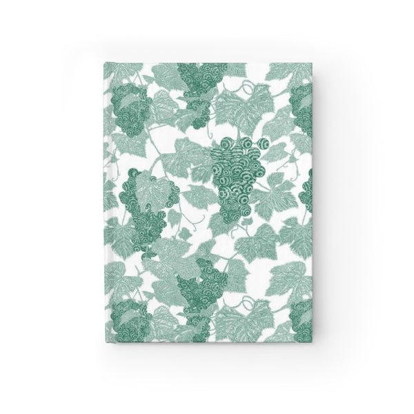 VIN - Journal / Sketchbook Grape Vine Pattern in Green