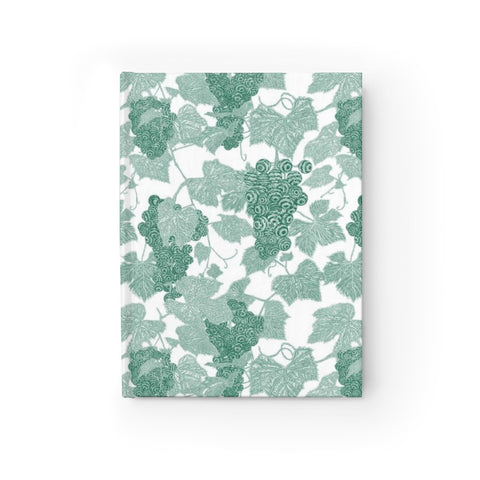 VIN - Journal / Sketchbook Grape Vine Pattern in Green