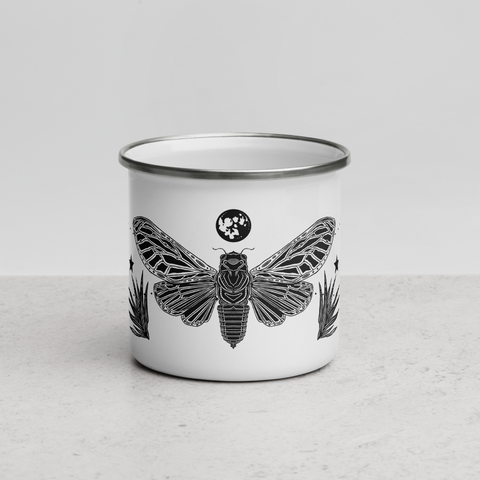 Cicada Broad X - Enamel Mug