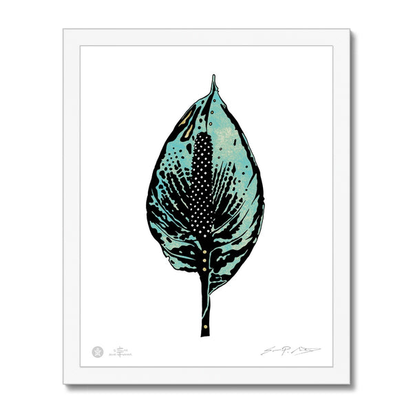 AEON Peace Lily Botanical Framed Fine Art Print