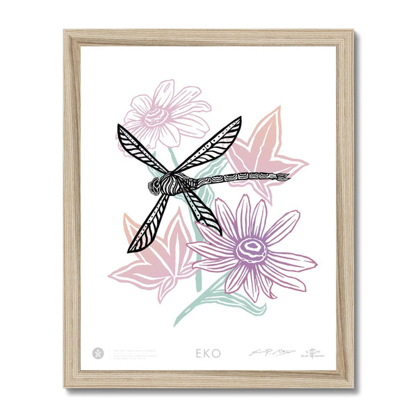 EKO Dragonfly Framed Print