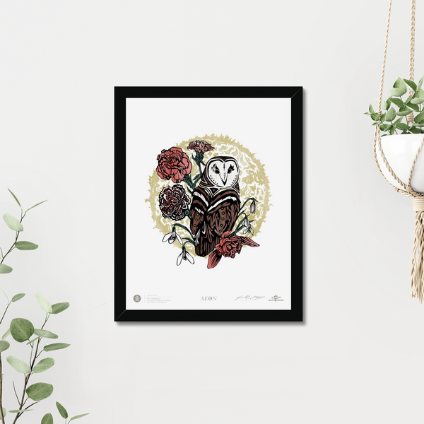 AEON 01 January (Ianuarius) + Sun 11 x 14 Framed Print