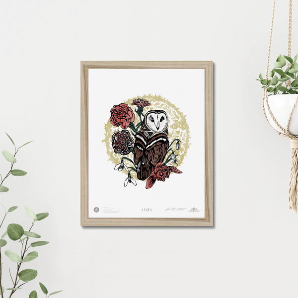 AEON 01 January (Ianuarius) + Sun 11 x 14 Framed Print