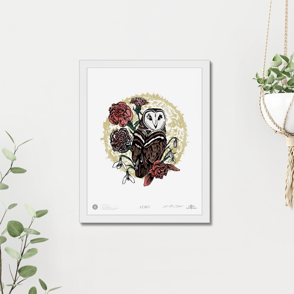 AEON 01 January (Ianuarius) + Sun 11 x 14 Framed Print