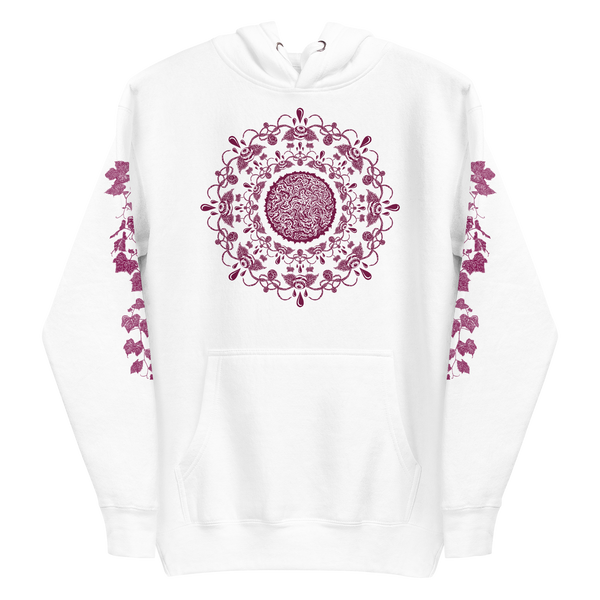 VIN - GSWGA - Unisex Hoodie - White Bordeaux